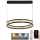 LED Dimmable chandelier on a string LED/45W/230V 3000-6500K d. 60 cm black + remote control