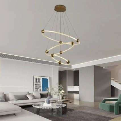 LED Dimmable chandelier on a string LED/45W/230V 3000-6500K + remote control