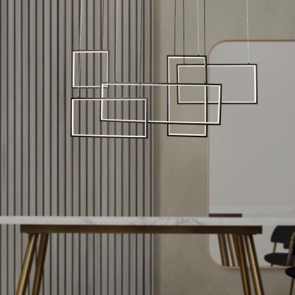 LED Dimmable chandelier on a string LED/45W/230V 3000K black