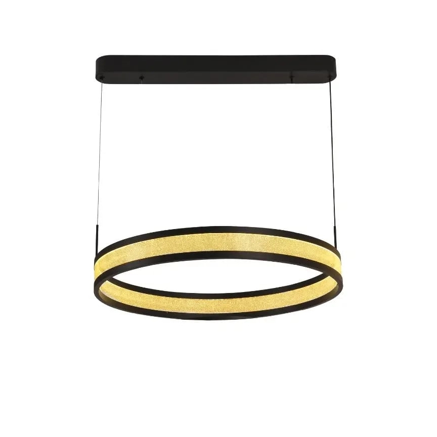 LED Dimmable chandelier on a string LED/45W/230V 3000-6500K d. 60 cm black + remote control
