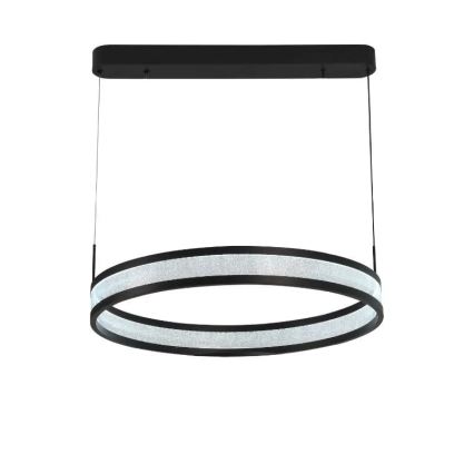LED Dimmable chandelier on a string LED/45W/230V 3000-6500K d. 60 cm black + remote control