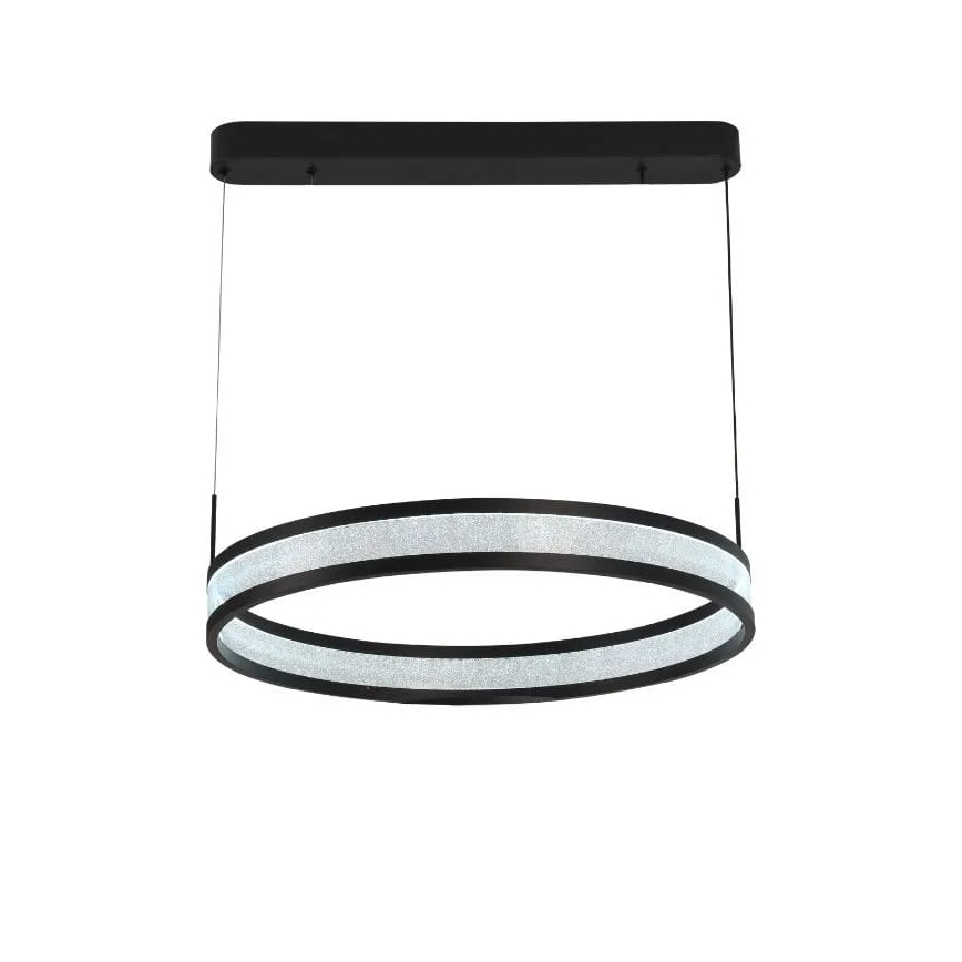 LED Dimmable chandelier on a string LED/45W/230V 3000-6500K d. 60 cm black + remote control