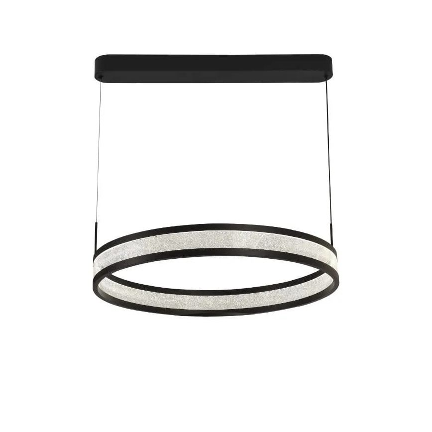 LED Dimmable chandelier on a string LED/45W/230V 3000-6500K d. 60 cm black + remote control