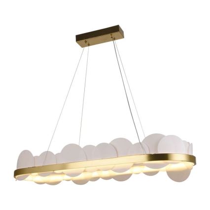 LED Dimmable chandelier on a string LED/50W/230V 3000-6500K gold + remote control