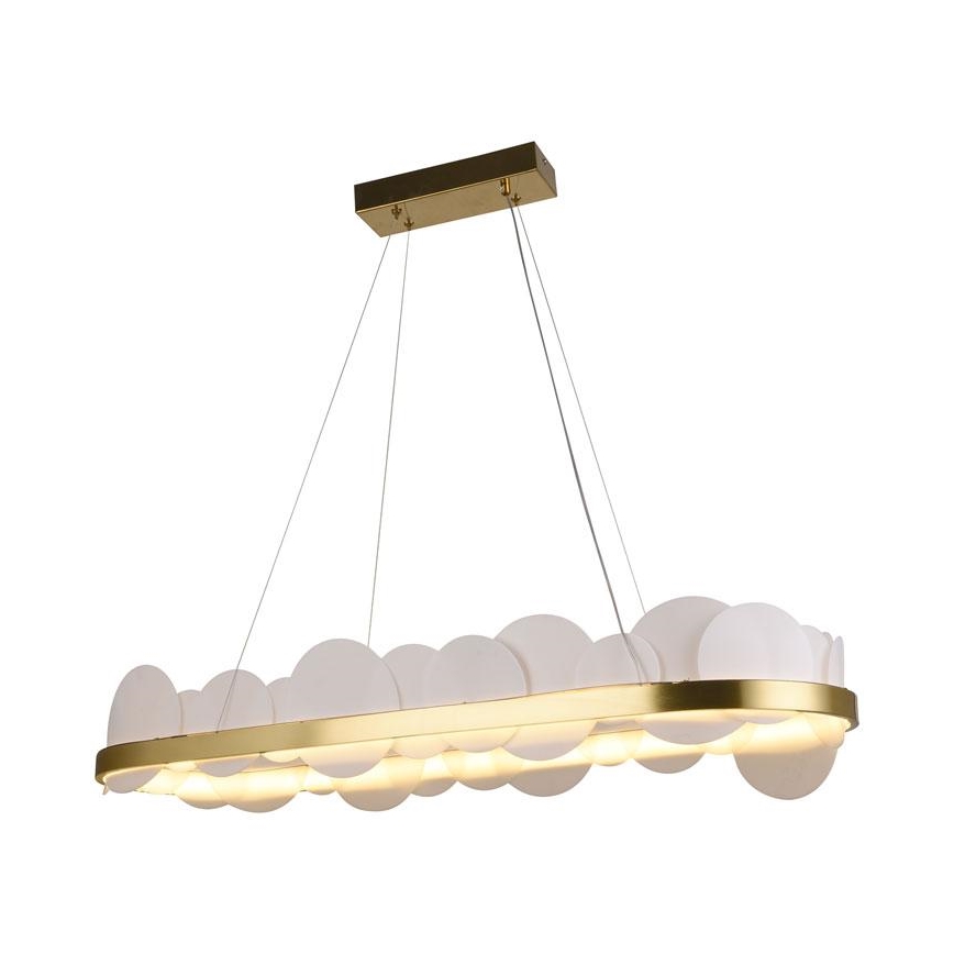 LED Dimmable chandelier on a string LED/50W/230V 3000-6500K gold + remote control