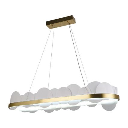 LED Dimmable chandelier on a string LED/50W/230V 3000-6500K gold + remote control