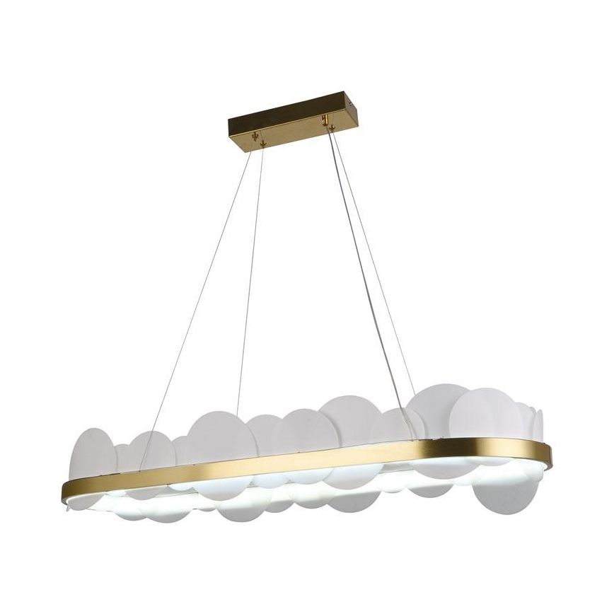 LED Dimmable chandelier on a string LED/50W/230V 3000-6500K gold + remote control