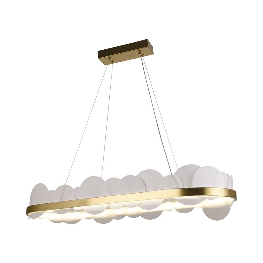 LED Dimmable chandelier on a string LED/50W/230V 3000-6500K gold + remote control