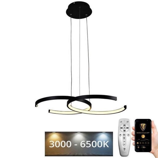 LED Dimmable chandelier on a string LED/50W/230V 3000-6500K + remote control