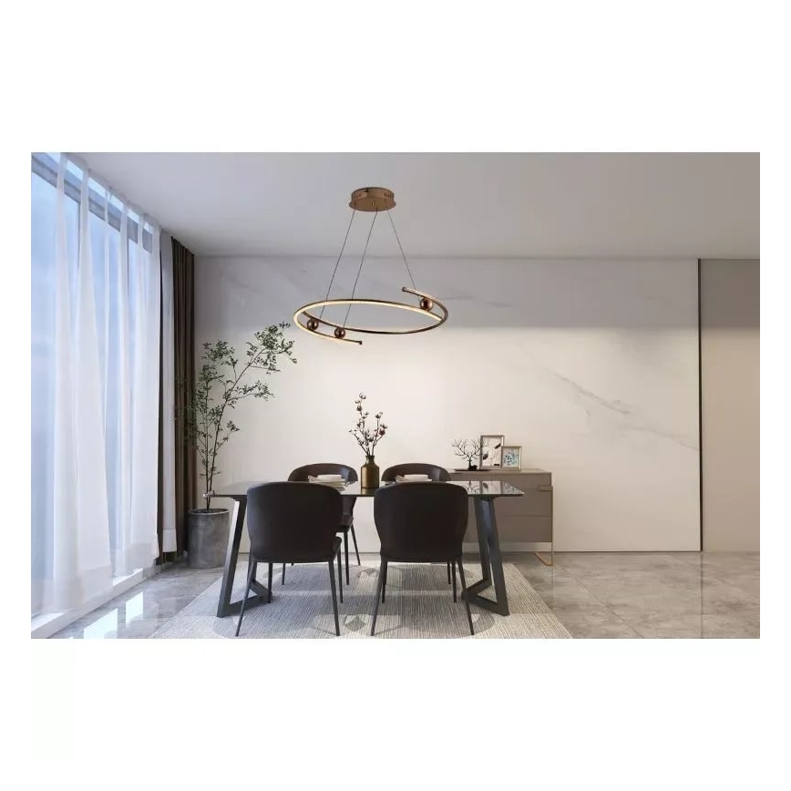 LED Dimmable chandelier on a string LED/50W/230V 3000-6500K + remote control