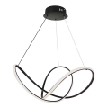LED Dimmable chandelier on a string LED/50W/230V 3000K black