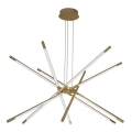 LED Dimmable chandelier on a string LED/50W/230V 3000K gold
