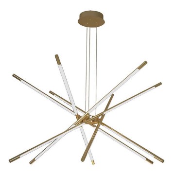 LED Dimmable chandelier on a string LED/50W/230V 3000K gold