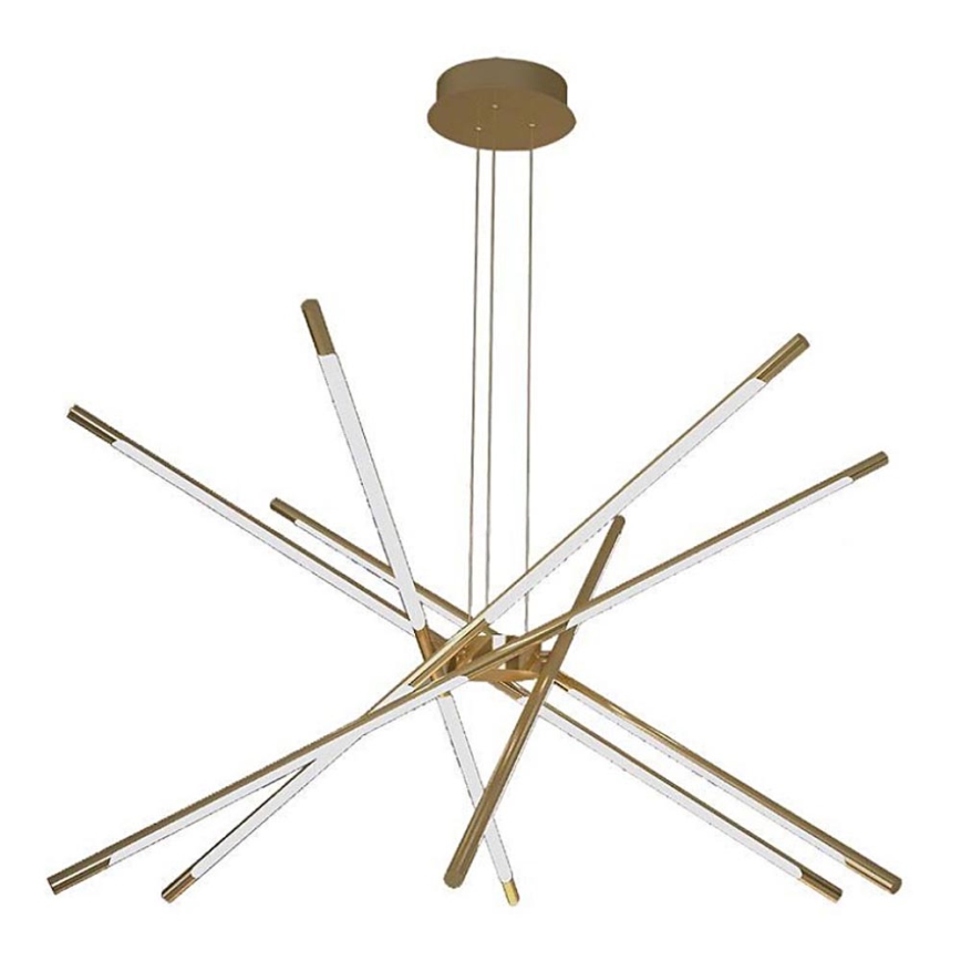 LED Dimmable chandelier on a string LED/50W/230V 3000K gold