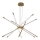 LED Dimmable chandelier on a string LED/50W/230V 3000K gold
