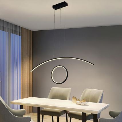 LED Dimmable chandelier on a string LED/55W/230V 3000-6500K + remote control