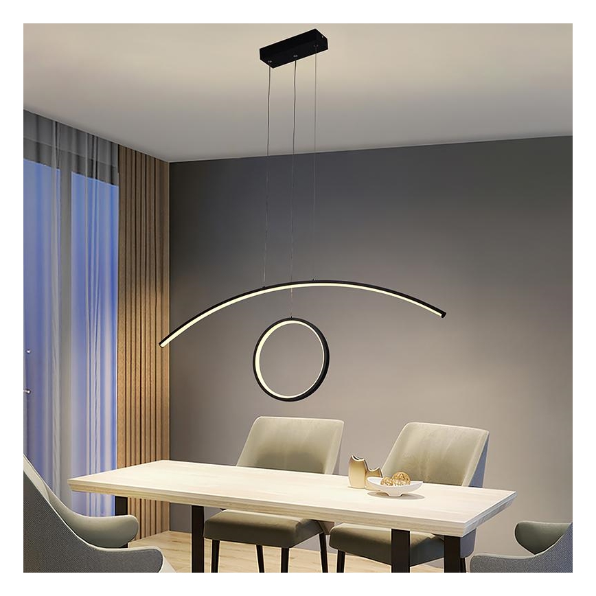 LED Dimmable chandelier on a string LED/55W/230V 3000-6500K + remote control