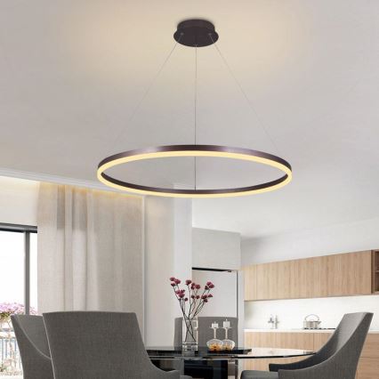 LED Dimmable chandelier on a string LED/55W/230V 3000-6500K + remote control