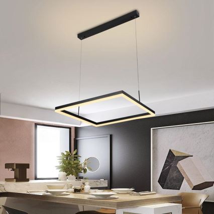 LED Dimmable chandelier on a string LED/55W/230V 3000-6500K + remote control