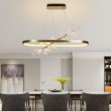 LED Dimmable chandelier on a string LED/55W/230V 3000-6500K + remote control
