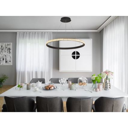 LED Dimmable chandelier on a string LED/55W/230V 3000-6500K + remote control