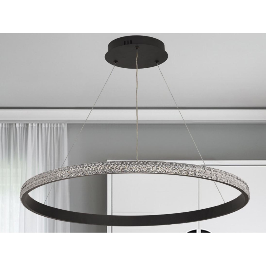 LED Dimmable chandelier on a string LED/55W/230V 3000-6500K d. 80 cm + remote control
