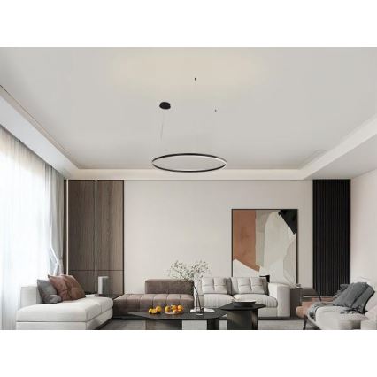 LED Dimmable chandelier on a string LED/55W/230V 3000-6500K d. 80 cm + remote control