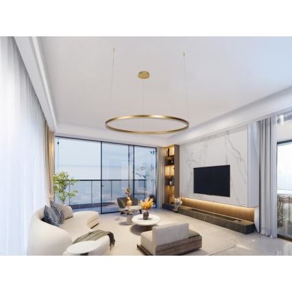 LED Dimmable chandelier on a string LED/55W/230V 3000-6500K + remote control