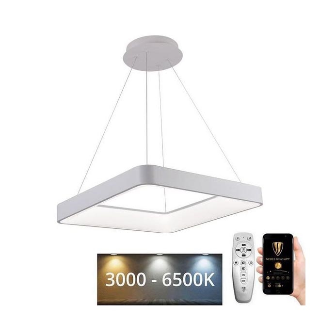 LED Dimmable chandelier on a string LED/55W/230V 3000-6500K white + remote control