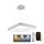 LED Dimmable chandelier on a string LED/55W/230V 3000-6500K white + remote control