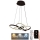 LED Dimmable chandelier on a string LED/65W/230V 3000-6500K brown + remote control