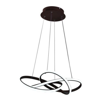 LED Dimmable chandelier on a string LED/65W/230V 3000-6500K brown + remote control