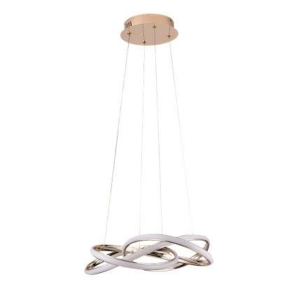 LED Dimmable chandelier on a string LED/65W/230V 3000-6500K d. 48 cm gold + remote control