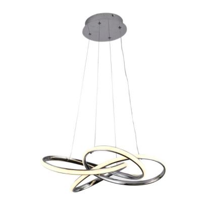 LED Dimmable chandelier on a string LED/65W/230V 3000-6500K d. 48 cm grey + remote control