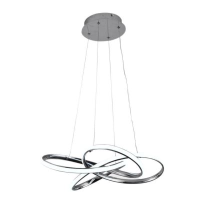 LED Dimmable chandelier on a string LED/65W/230V 3000-6500K d. 48 cm grey + remote control