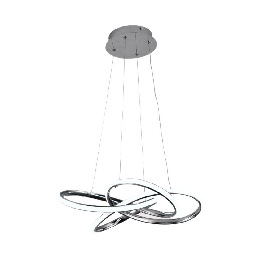 LED Dimmable chandelier on a string LED/65W/230V 3000-6500K d. 48 cm grey + remote control