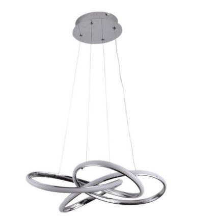 LED Dimmable chandelier on a string LED/65W/230V 3000-6500K d. 48 cm grey + remote control
