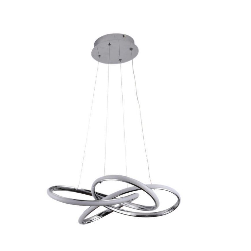 LED Dimmable chandelier on a string LED/65W/230V 3000-6500K d. 48 cm grey + remote control