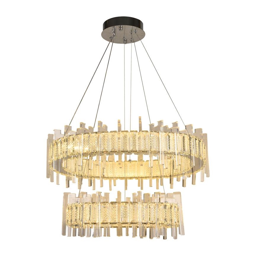 LED Dimmable crystal chandelier on a string LED/65W/230V 3000-6500K + remote control