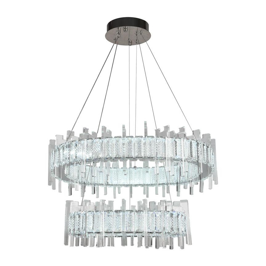 LED Dimmable crystal chandelier on a string LED/65W/230V 3000-6500K + remote control