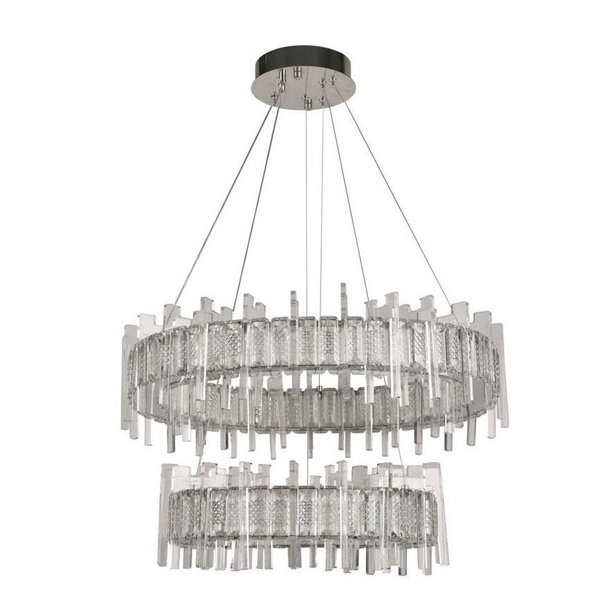 LED Dimmable crystal chandelier on a string LED/65W/230V 3000-6500K + remote control