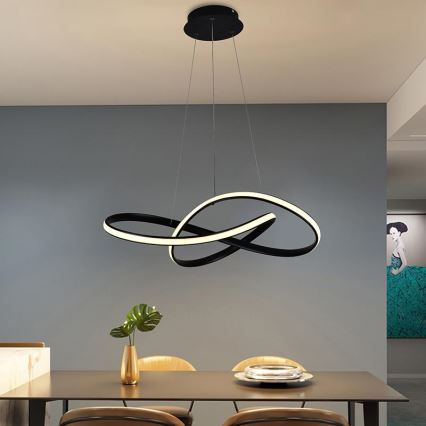 LED Dimmable chandelier on a string LED/70W/230V 3000-6500K d. 55 cm + remote control
