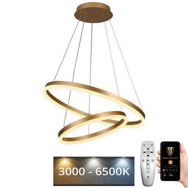 LED Dimmable chandelier on a string LED/70W/230V 3000-6500K + remote control
