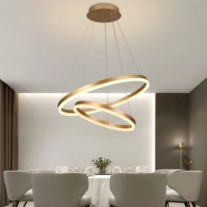 LED Dimmable chandelier on a string LED/70W/230V 3000-6500K + remote control