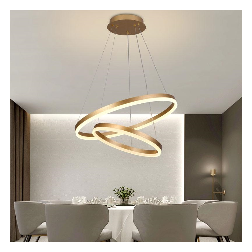 LED Dimmable chandelier on a string LED/70W/230V 3000-6500K + remote control