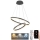 LED Dimmable chandelier on a string LED/70W/230V 3000-6500K + remote control