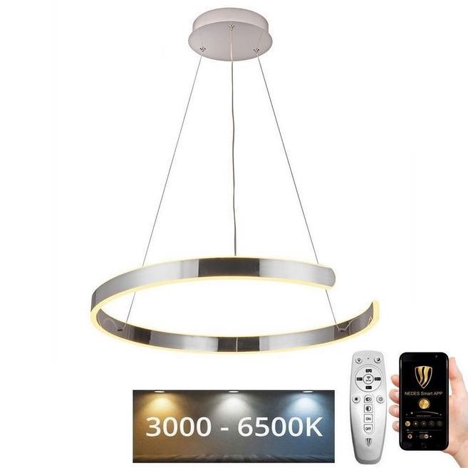 LED Dimmable chandelier on a string LED/70W/230V 3000-6500K + remote control