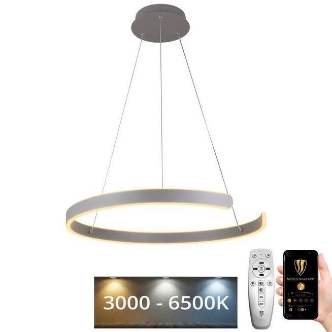 LED Dimmable chandelier on a string LED/70W/230V 3000-6500K + remote control