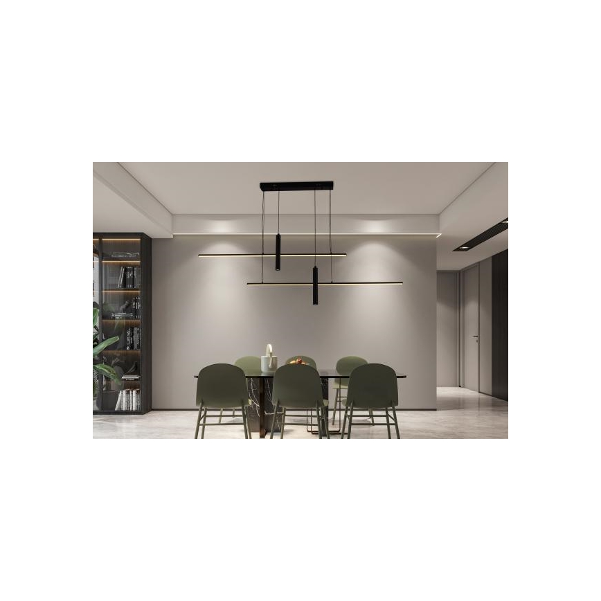 LED Dimmable chandelier on a string LED/70W/230V 3000-6500K + remote control