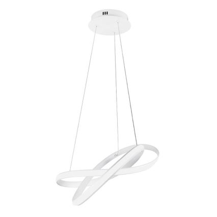 LED Dimmable chandelier on a string LED/70W/230V 3000-6500K d. 55 cm white + remote control